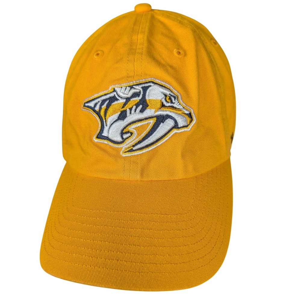 47 Brand Nashville Predators NHL Clean Up Adjustable Hat Gold Yellow OSFA